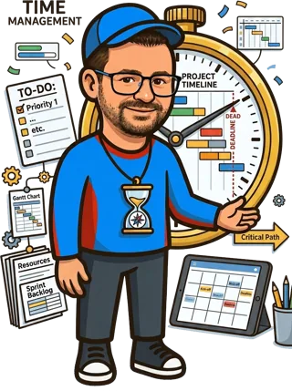Schaubi mit großer Uhr